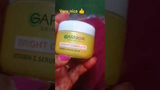 GARNIER BRIGHT COMPLETE VITAMIN C SERUM CREAM tm UV👌👌 short video [upl. by Anuaek]