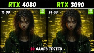 RTX 3090 VS RTX 4080 10 games tested at 1080p  2k  4k [upl. by Atileda]