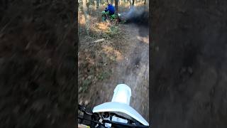 Fall trail ride shorts dirtbike singletrack [upl. by Yrellam906]