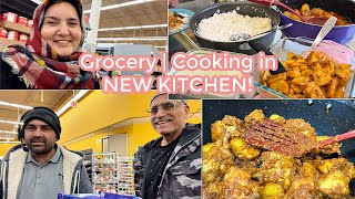 Grocery  Cooking in NEW KITCHEN [upl. by Bisset]