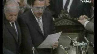 Archivo Jura de Alfonsín 1983 TV Pública [upl. by Sullivan]