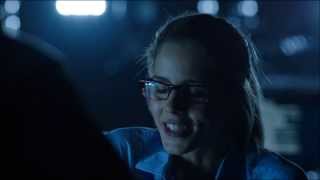 Felicity tells John Diggle shes pregnant Arrow s07e15 [upl. by Laurance]