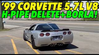 1999 Chevy Corvette 57L V8 w HPIPE DELETE amp BORLA ATAK [upl. by Henryk765]