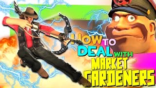 TF2 How to deal with market gardeners FUN [upl. by Nivlak]