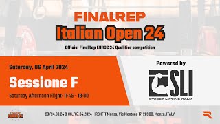 FinalRep Italian Open 2024 LIVESTREAM  Sessione F – 06042024 [upl. by Dareece]