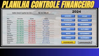 ✅ Planilha Excel Controle Financeiro 💰 [upl. by Attenrev]