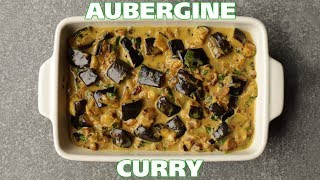 Delicious Vegan Aubergine curry  Eggplant  Baigan  Brinjal  Food with Chetna [upl. by Narcissus]