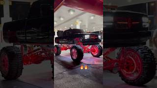 FIRST EVER GARAGE BUILT SEMA OBS 🔥🔥 comment liftedtrucks youtubeshorts obs diesel gas [upl. by Afrika]