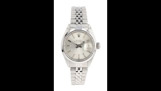 Rolex Oyster Perpetual Date Pre Owned Watch Ref 6916 [upl. by Ingamar]