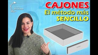 🤔Como CALCULAR la medidas de los CAJONES el método más sencillo 😉👌 [upl. by Leah]