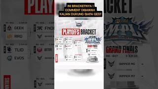 jadwal playoff mpl indonesia season 13 mobilelegends mpl trending shorts [upl. by Gaudette]