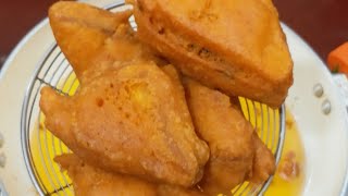 மொறு மொறுனு பஜ்ஜி செய்வது எப்படிPerfect evening snacksbajji recipe in Tamilbread bajjipakoda [upl. by Lorelei]