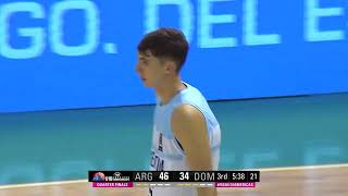 Ivan Pratto Highlights vs Dom Republic  28 Pts 25 Rebs 6 Blks  2023 U16 Americas Championship [upl. by Gaivn]