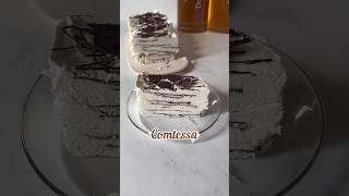 Comtessa o Viennetta con 3 ingredientes recetas recetasfaciles heladocasero viennetta [upl. by Aunson998]