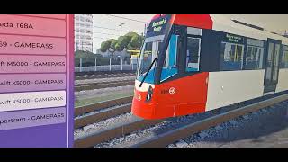 Yes the K5000 Gamepass tram now runs on LF lines [upl. by Rochus880]