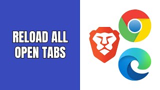 How to reload refresh all open tabs at once in Chrome Edge Brave [upl. by Anidam]