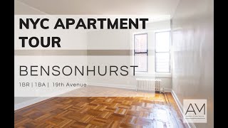 NYC Apartment Tour  1BR Apartment at 19th Ave Bensonhurst Brooklyn [upl. by Vanny]