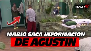 MARIO BEZARES LE SACA INFORMACION A AGUSTIN😱🔥  LA CASA DE LOS FAMOSOS MEXICO 2 EN VIVO [upl. by Marilee]