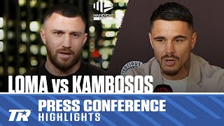 Loma vs Kambosos Kickoff Press Conference Highlights  SAT MAY 11 on ESPN [upl. by Gorden]