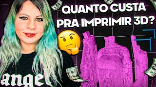 Quanto CUSTA Fazer Figuras Com Impressora 3D [upl. by Anawk576]