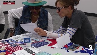 Nonpartisan groups work to register people to vote ahead of November election [upl. by Redlac]