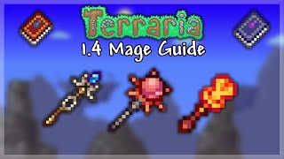 Terraria 14 Mage Guide PreHardmode [upl. by Olenka]