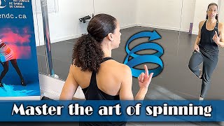 Become a Spinning Machine Techniques for Dancers to Get Smooth amp Controlled Turns [upl. by Melessa833]