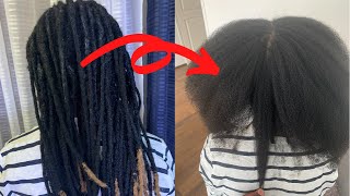 Removing temporary dreadlocks after two years Is it worth it [upl. by Atel]