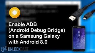 Enable ADB Android Debug Bridge on a Samsung Galaxy with Android 80 No Sound [upl. by Farlee]