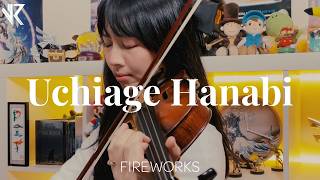 UCHIAGE HANABI  Fireworks  Piano amp Violin Cover  V2R DUO [upl. by Tnelc]