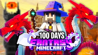 I Survived 100 Days in FANTASY Minecraft Hardcore [upl. by Demmer]