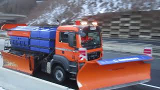 Winterdienst LKW B6  ABM BruckMur ASFINAG [upl. by Femmine699]