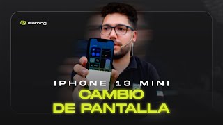 CAMBIO DE PANTALLA  IPHONE 13 MINI  PASO A PASO  SIN MENSAJE DE ALERTA [upl. by Salis401]