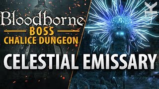 Bloodborne  Chalice Dungeon Boss  Celestial Emissary  Isz Gravestone Depth 5 [upl. by Eulalia]