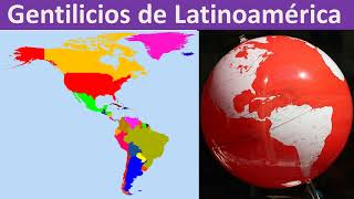 Gentilicios de Latinoamerica [upl. by Lindley]