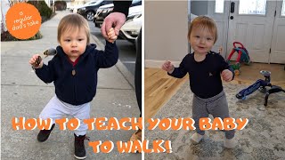 How to Teach Your Baby to Walk  5 Tips and Tricks [upl. by Marder258]