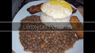 Lentejas Peruanas receta buenisima y super sencilla [upl. by Vardon572]