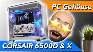 Das BESTE 2 Kammer PC Gehäuse Corsair 6500D  X im Unboxing Review amp Test [upl. by Sregor]