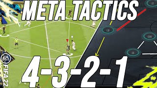 BEST META 4321 CUSTOM TACTICS amp INSTRUCTIONS POST PATCH  FIFA 22 [upl. by Sirhc742]