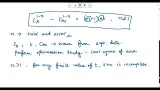 LEC10 Empirical Rate Equations of nth order [upl. by Zebulen423]