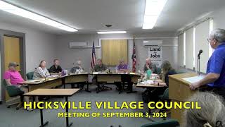 Hicksville Village Council Meeting 9324 [upl. by Ebag]