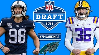 2022 NFL Draft Kicker and Punter Rankings  The Green Room Podcast [upl. by Sheppard]