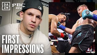 Edgar Berlanga Reacts To Canelos Best Moments In The Ring [upl. by Ydniahs68]