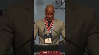 David Goggins gets EMOTIONAL at VFW [upl. by Ahsenyt]