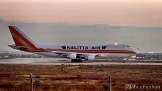 Kalitta Air  N705CK takeoff Airport LeipzigHalle [upl. by Elisa115]