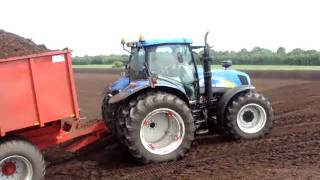 Peat company Grooten New Holland T6050 [upl. by Aterg]