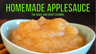 How to Make Applesauce  Applesauce Recipe  Homemade Apple Sauce  Side Dish Recipe [upl. by Yrret]