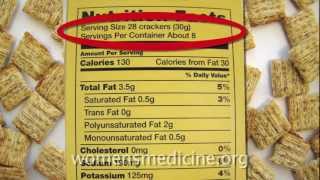 Nutrition Labels 101 What is a serving size and how do I calculate calories [upl. by Thaddus]