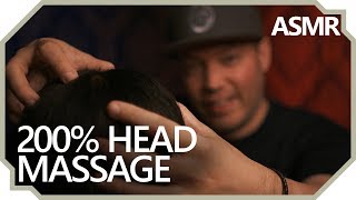 Best ASMR Head Massage Technique  200 Scalp Tingles No Talking 4K60 [upl. by Alyk]