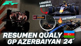 ¡¡PIFIA de NORRIS CHECO y COLAPINTO BRILLAN EXHIBICION LECL– RESUMEN QUALY GP AZERBAIYAN F1 2024 [upl. by Rourke]